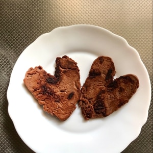 バレンタインに！フライパンでチョコクッキー